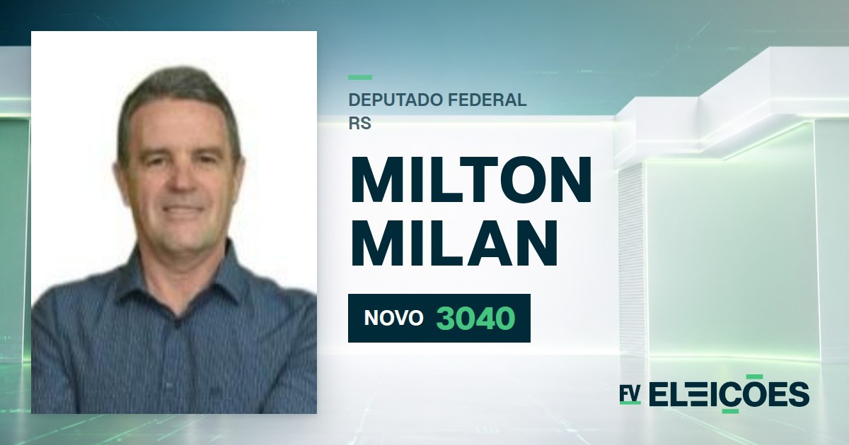 Quem é Milton Milan, candidato a deputado federal do RS pelo NOVO