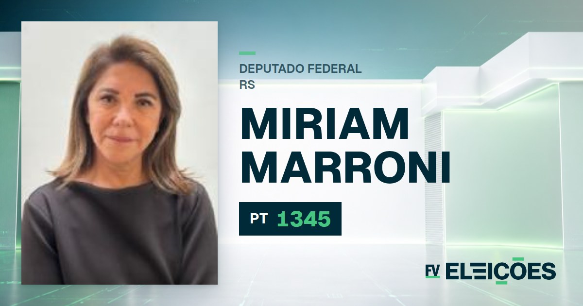 Quem é Miriam Marroni, candidata a deputada federal do RS pelo PT