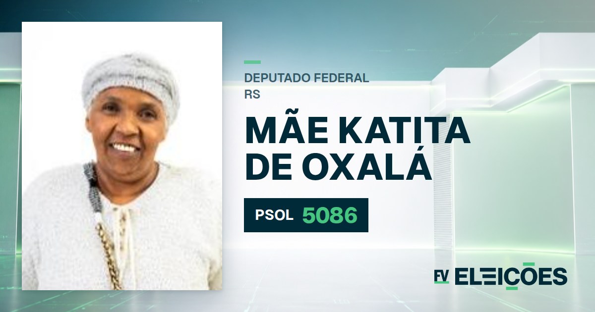 Quem é Mãe Katita de Oxalá, candidata a deputada federal do RS pelo PSOL