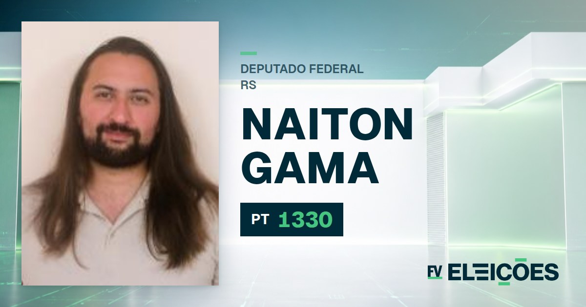 Quem é Naiton Gama, candidato a deputado federal do RS pelo PT