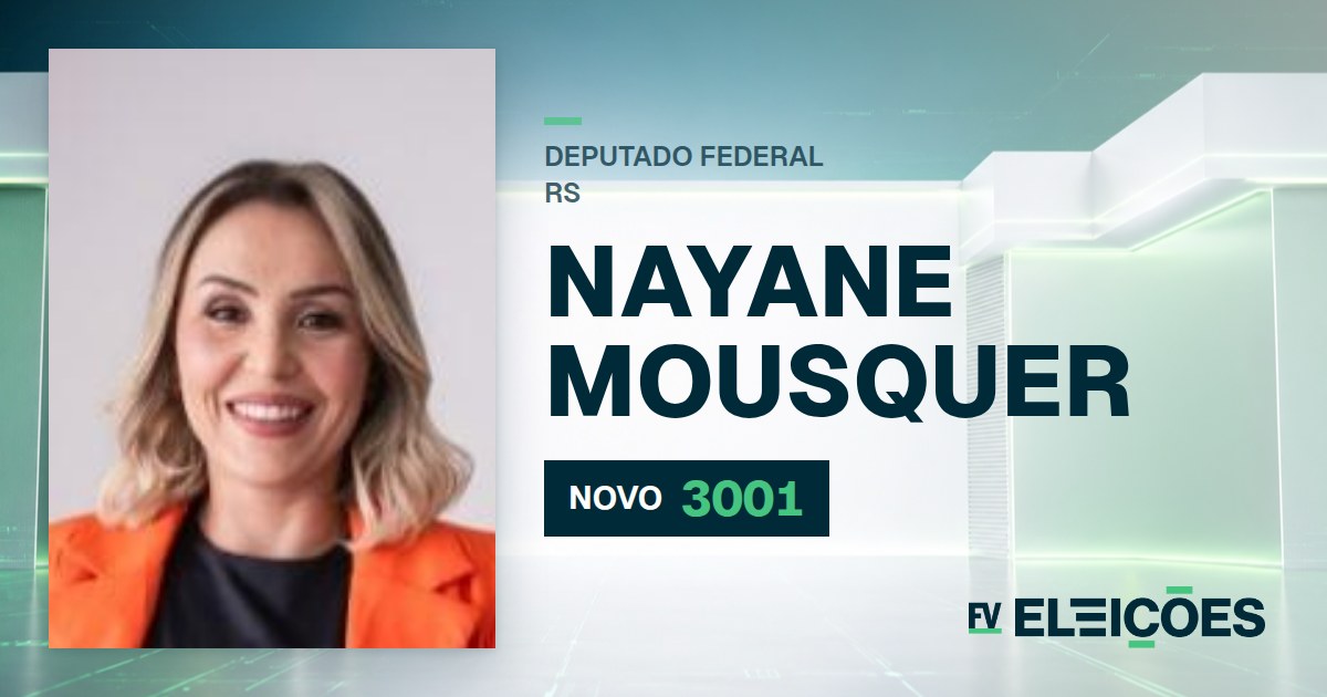 Quem é Nayane Mousquer, candidata a deputada federal do RS pelo NOVO