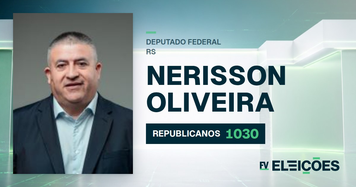 Quem é Nerisson Oliveira, candidato a deputado federal do RS pelo REPUBLICANOS