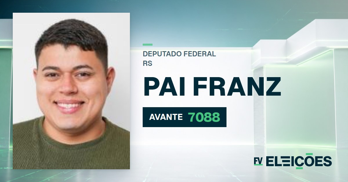 Quem é Pai Franz, candidato a deputado federal do RS pelo AVANTE