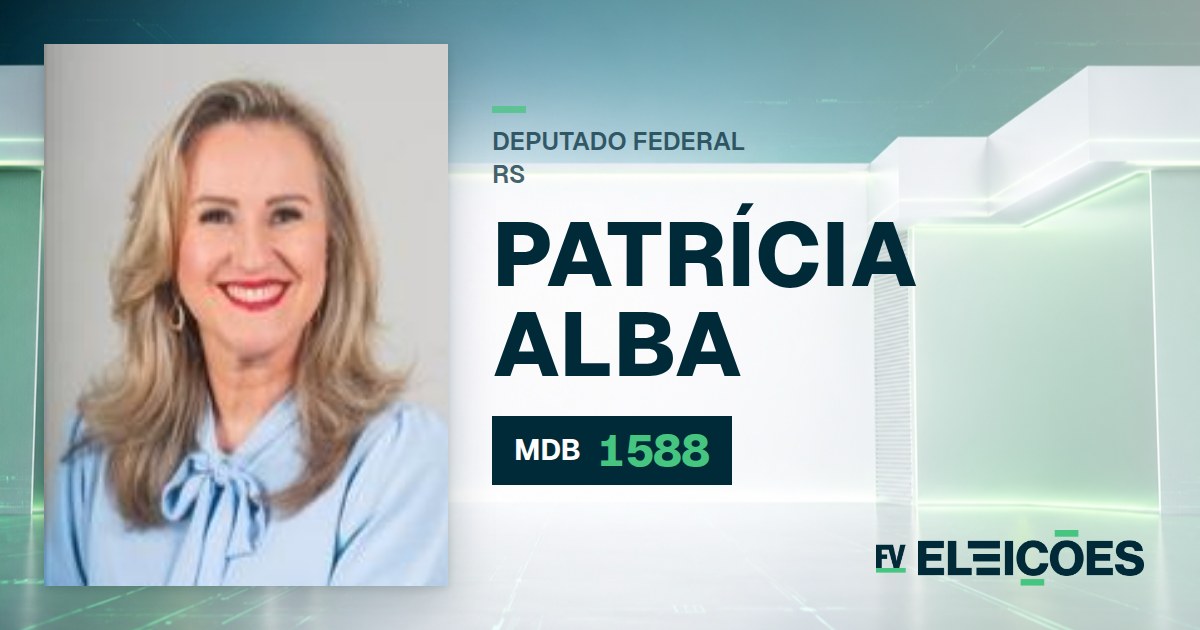 Quem é Patrícia Alba, candidata a deputada federal do RS pelo MDB