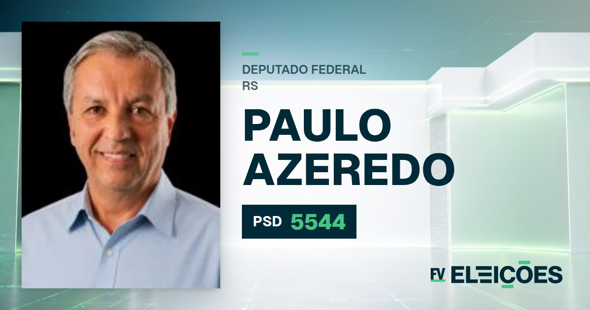 Quem é Paulo Azeredo, candidato a deputado federal do RS pelo PSD