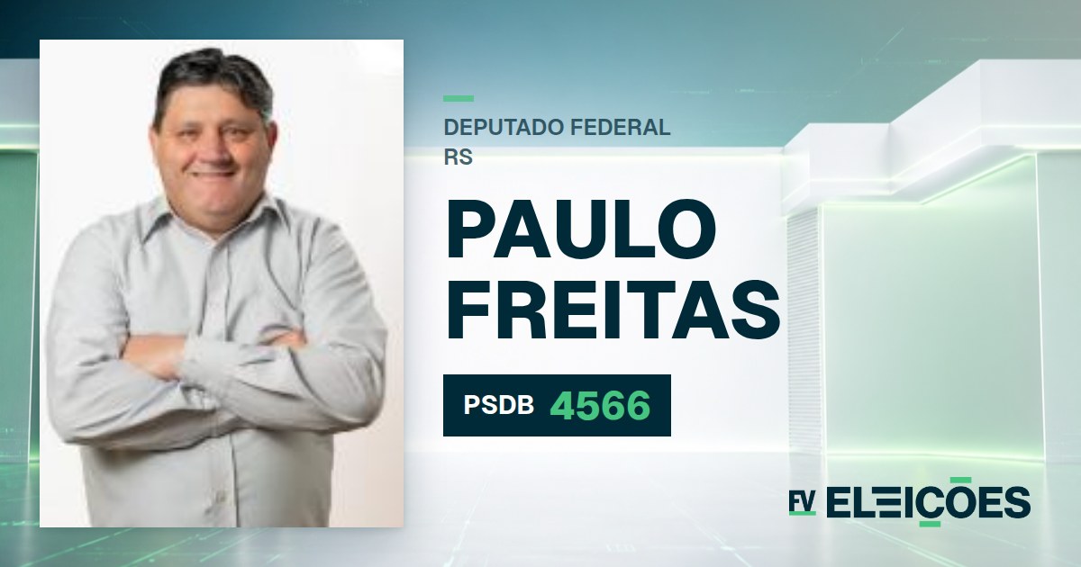 Quem é Paulo Freitas, candidato a deputado federal do RS pelo PSDB