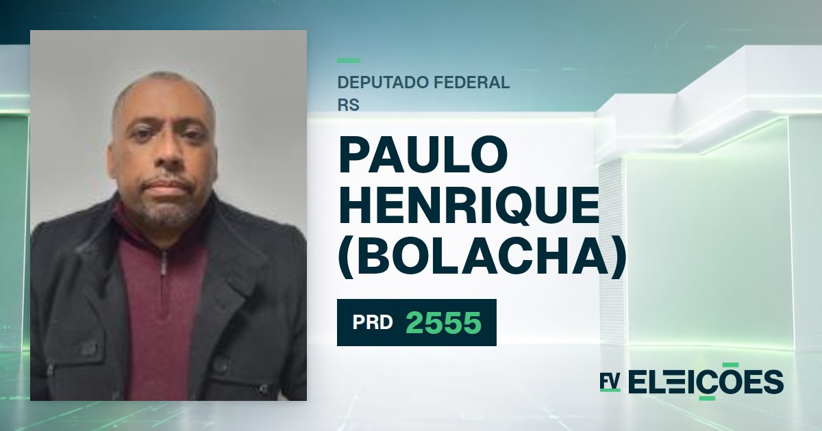 Quem é Paulo Henrique (bolacha), candidato a deputado federal do RS pelo PRD