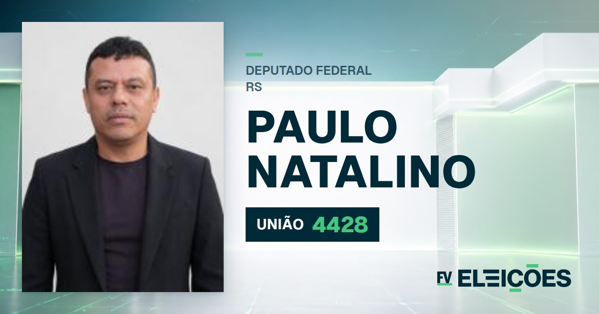 Quem é Paulo Natalino, candidato a deputado federal do RS pelo UNIÃO