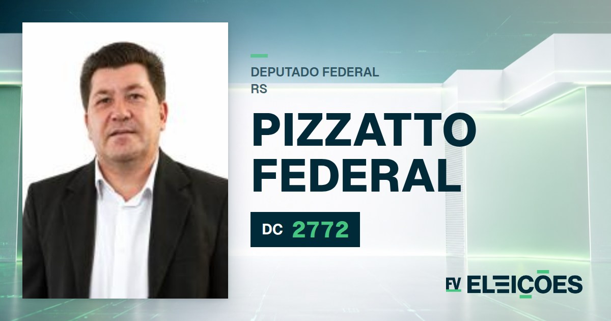 Quem é Pizzatto Federal, candidato a deputado federal do RS pelo DC