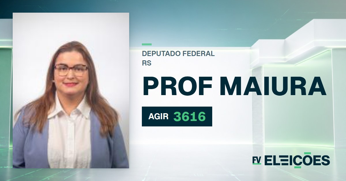 Quem é Prof Maiura, candidata a deputada federal do RS pelo AGIR