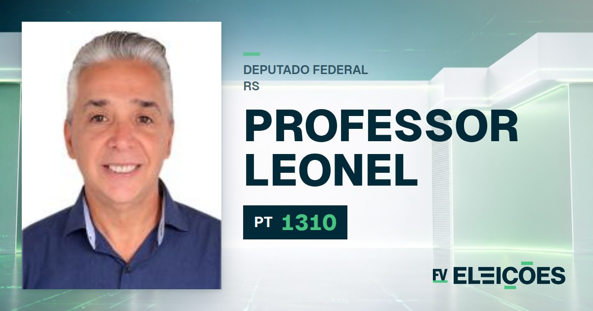 Quem é Professor Leonel, candidato a deputado federal do RS pelo PT