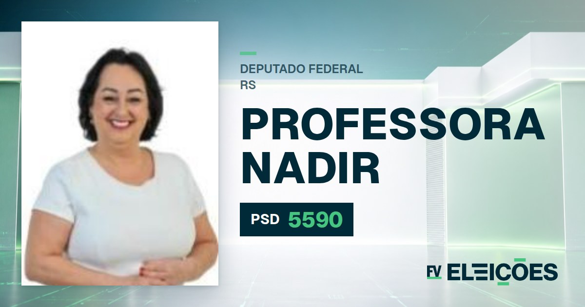 Quem é Professora Nadir, candidata a deputada federal do RS pelo PSD
