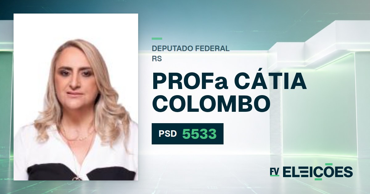 Quem é Profª Cátia Colombo, candidata a deputada federal do RS pelo PSD