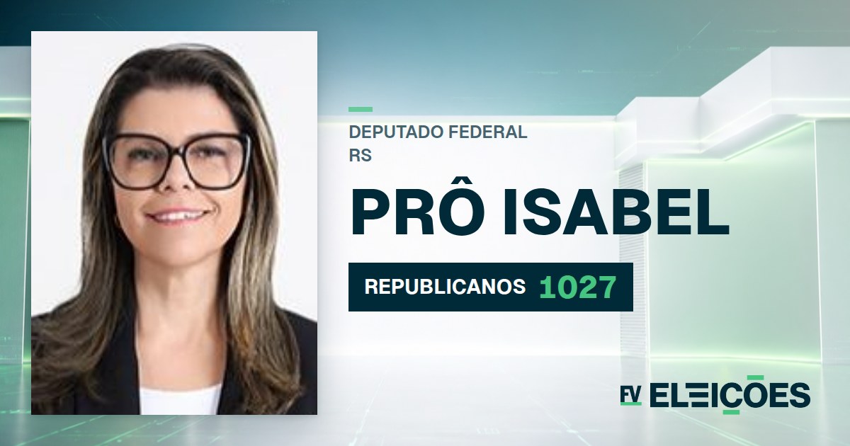 Quem é Prô Isabel, candidata a deputada federal do RS pelo REPUBLICANOS