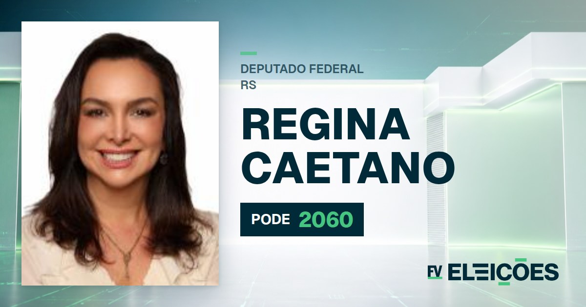 Quem é Regina Caetano, candidata a deputada federal do RS pelo PODE