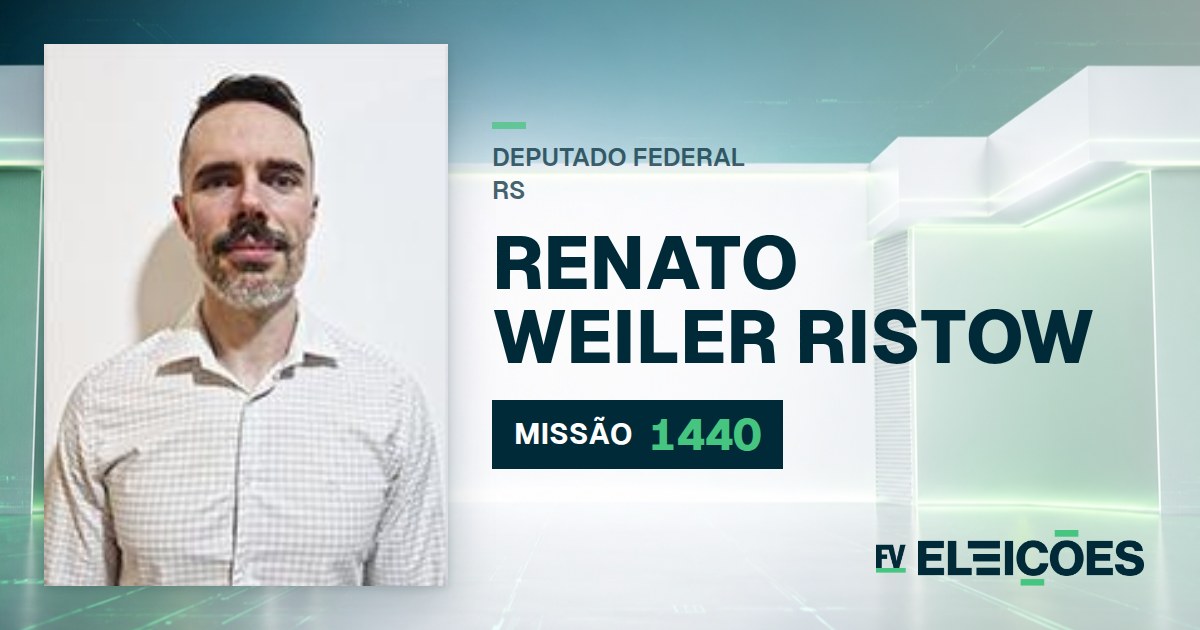 Quem é Renato Weiler Ristow, candidato a deputado federal do RS pelo MISSÃO