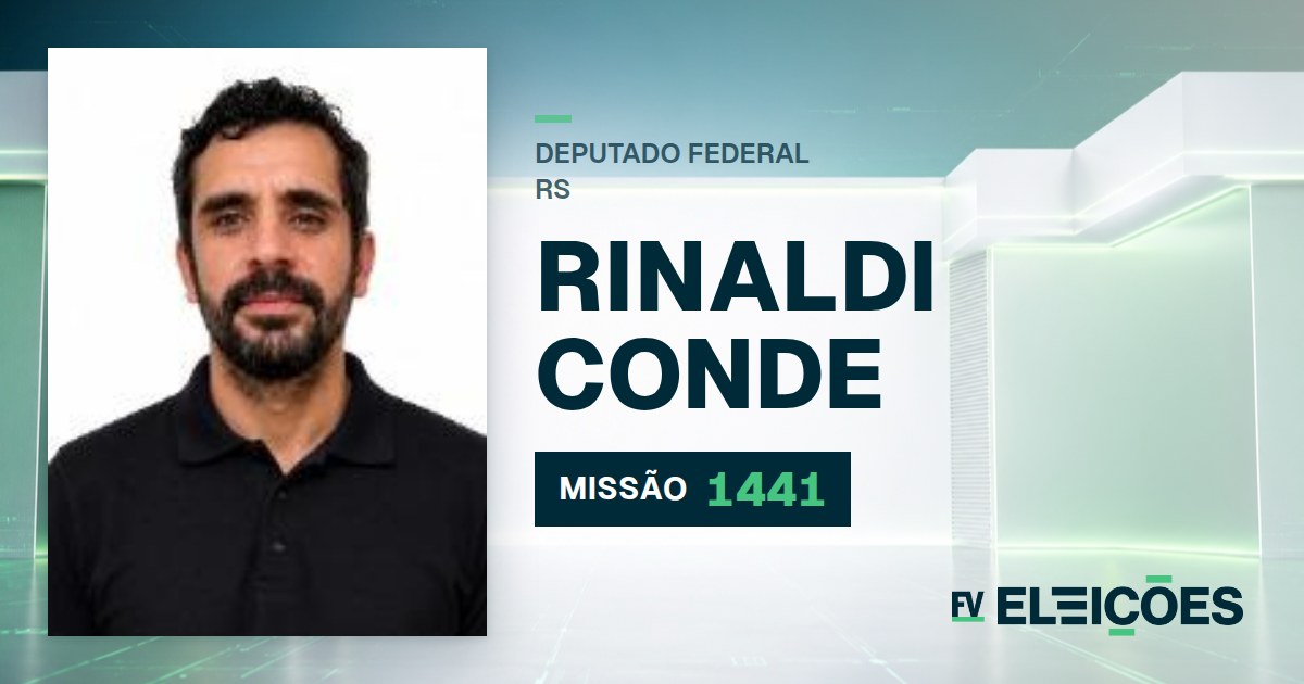 Quem é Rinaldi Conde, candidato a deputado federal do RS pelo MISSÃO