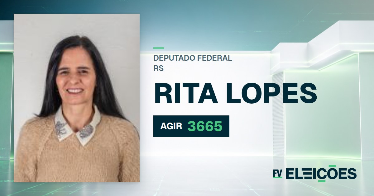 Quem é Rita Lopes, candidata a deputada federal do RS pelo AGIR