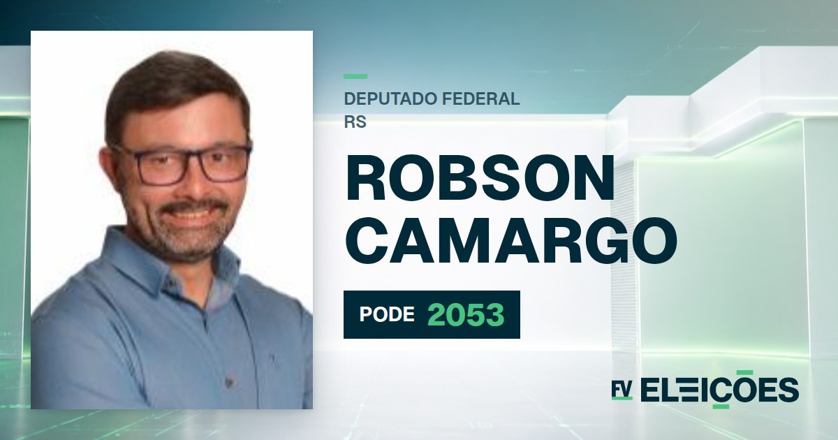Quem é Robson Camargo, candidato a deputado federal do RS pelo PODE