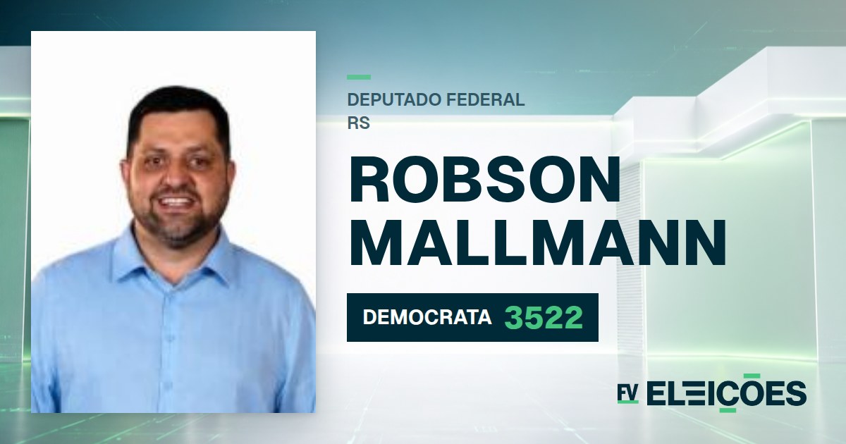 Quem é Robson Mallmann, candidato a deputado federal do RS pelo DEMOCRATA