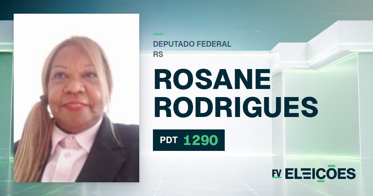 Quem é Rosane Rodrigues, candidata a deputada federal do RS pelo PDT