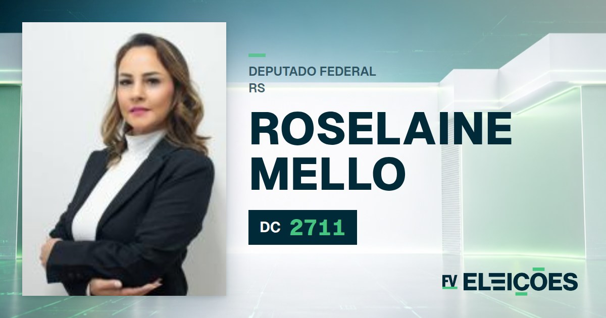 Quem é Roselaine Mello, candidata a deputada federal do RS pelo DC