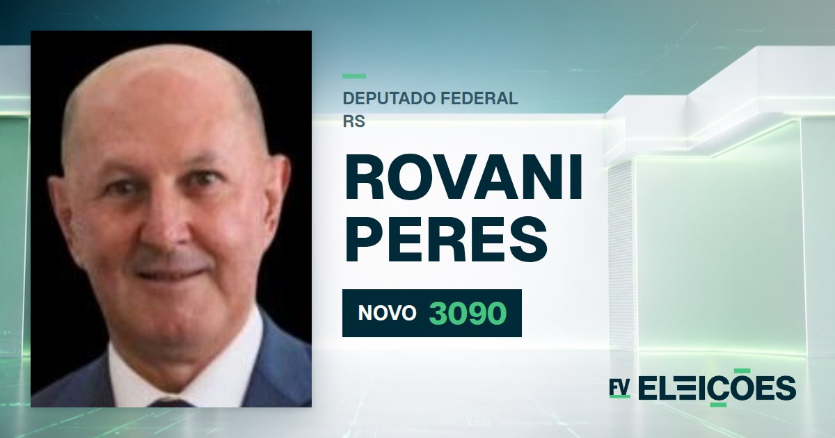 Quem é Rovani Peres, candidato a deputado federal do RS pelo NOVO