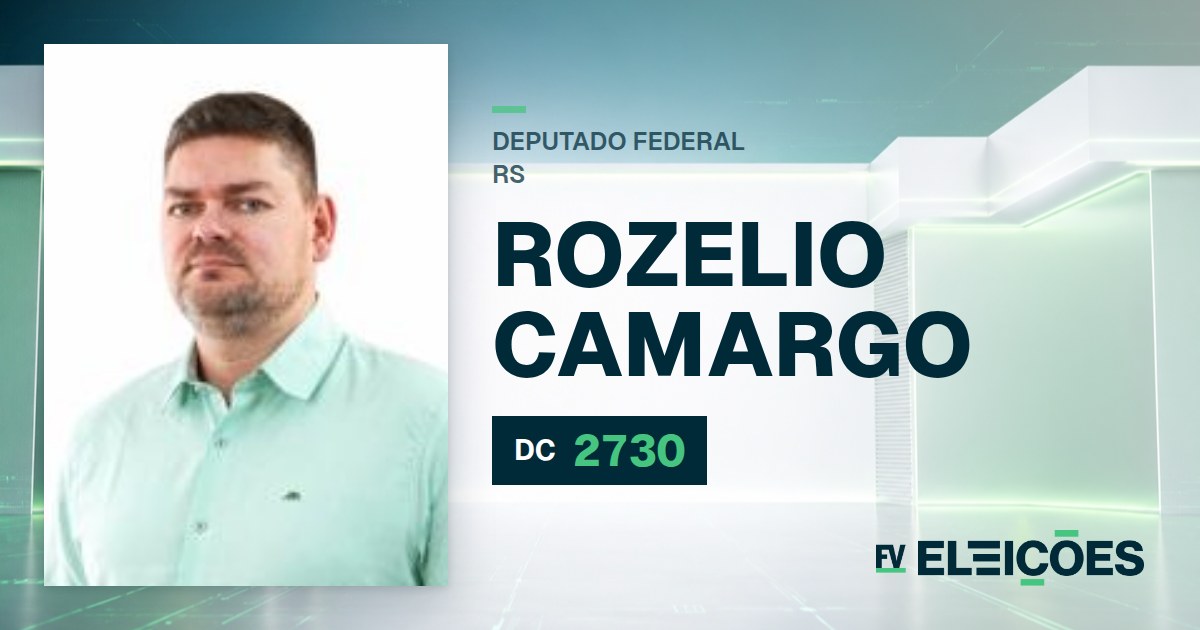 Quem é Rozelio Camargo, candidato a deputado federal do RS pelo DC
