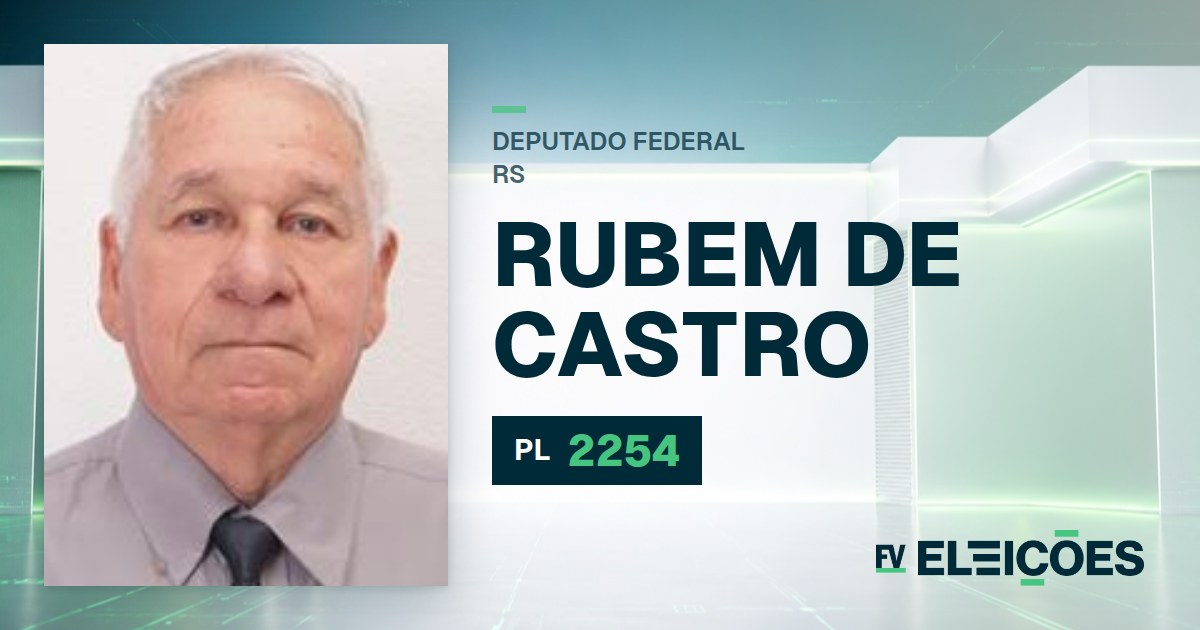 Quem é Rubem de Castro, candidato a deputado federal do RS pelo PL
