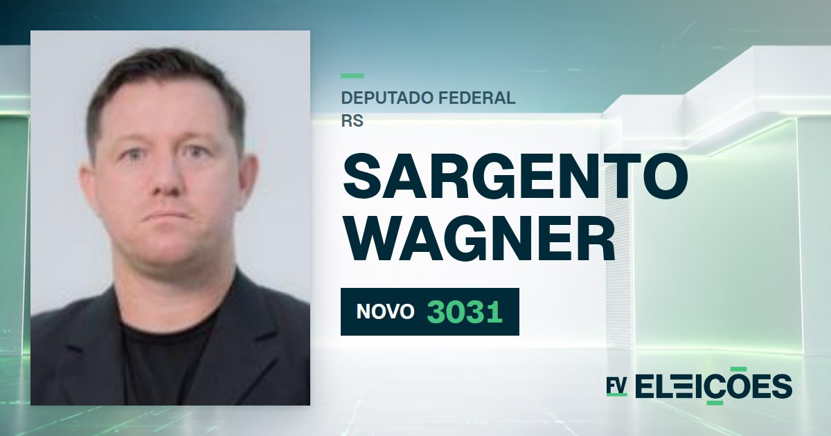 Quem é Sargento Wagner, candidato a deputado federal do RS pelo NOVO