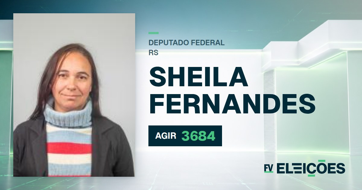 Quem é Sheila Fernandes, candidata a deputada federal do RS pelo AGIR