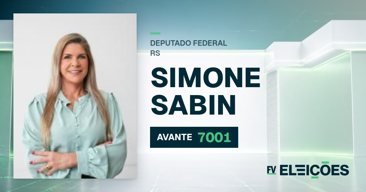 Quem é Simone Sabin, candidata a deputada federal do RS pelo AVANTE