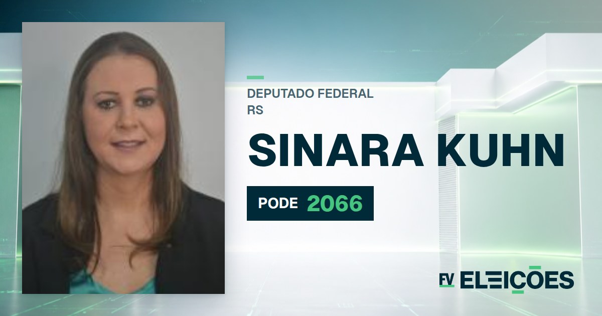 Quem é Sinara Kuhn, candidata a deputada federal do RS pelo PODE
