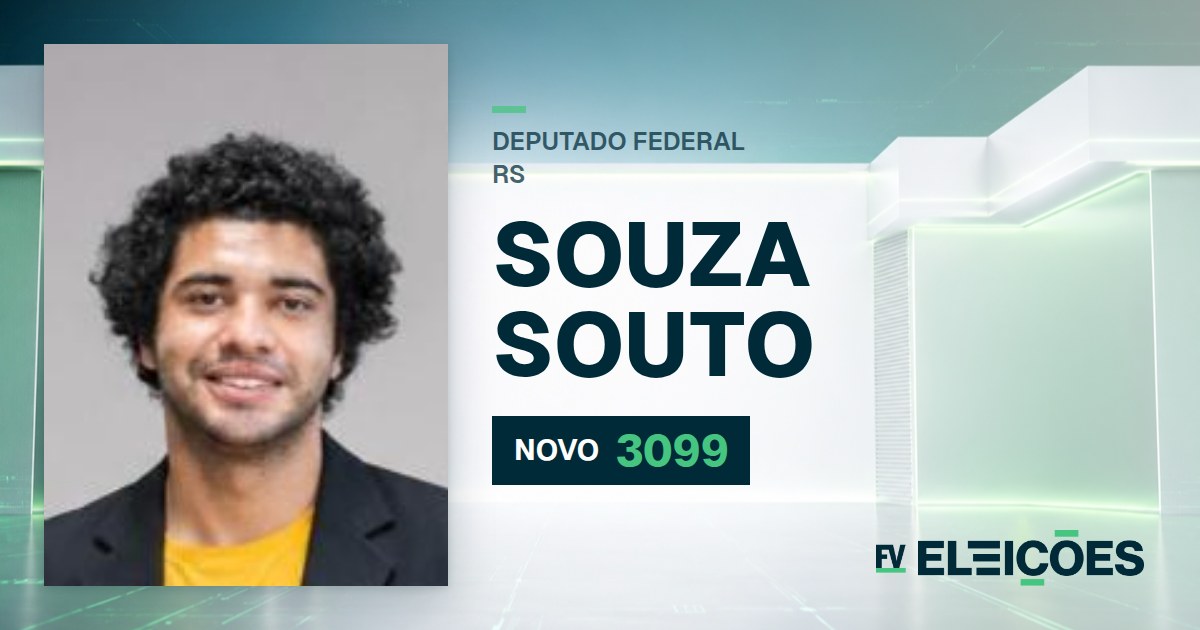 Quem é Souza Souto, candidato a deputado federal do RS pelo NOVO