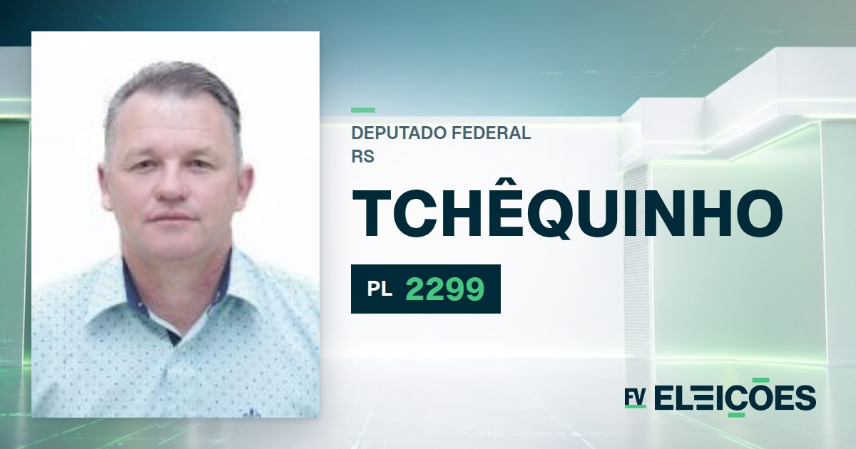 Quem é Tchêquinho, candidato a deputado federal do RS pelo PL