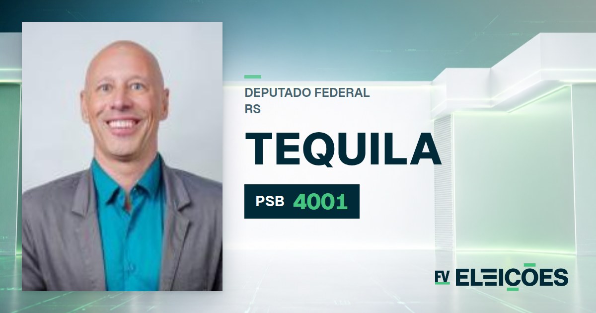 Quem é Tequila, candidato a deputado federal do RS pelo PSB