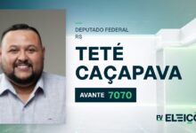 Quem é Teté Caçapava, candidato a deputado federal do RS pelo AVANTE