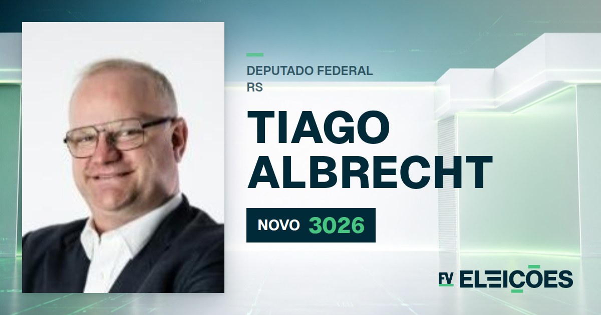Quem é Tiago Albrecht, candidato a deputado federal do RS pelo NOVO