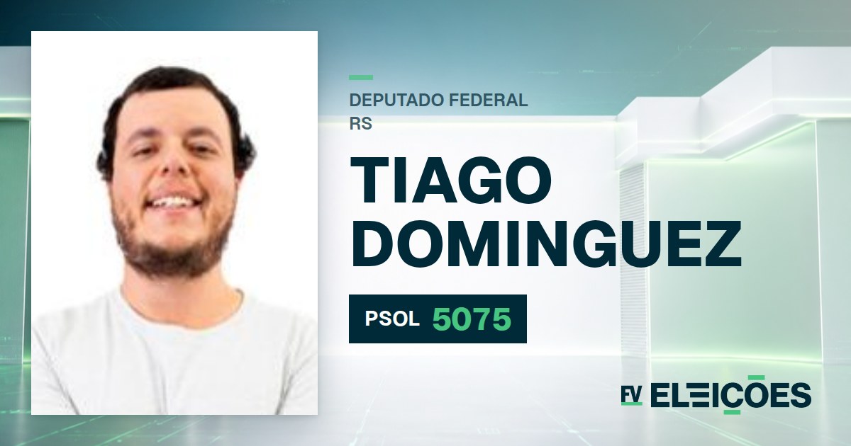 Quem é Tiago Dominguez, candidato a deputado federal do RS pelo PSOL