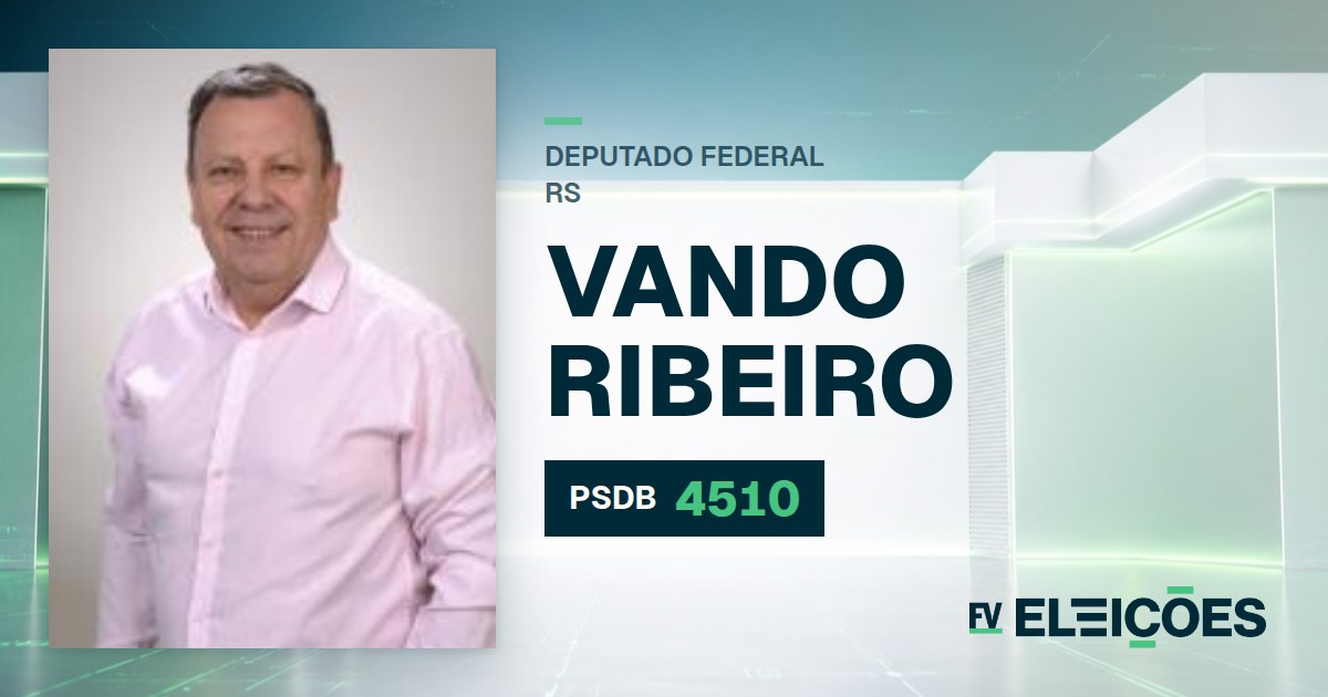 Quem é Vando Ribeiro, candidato a deputado federal do RS pelo PSDB