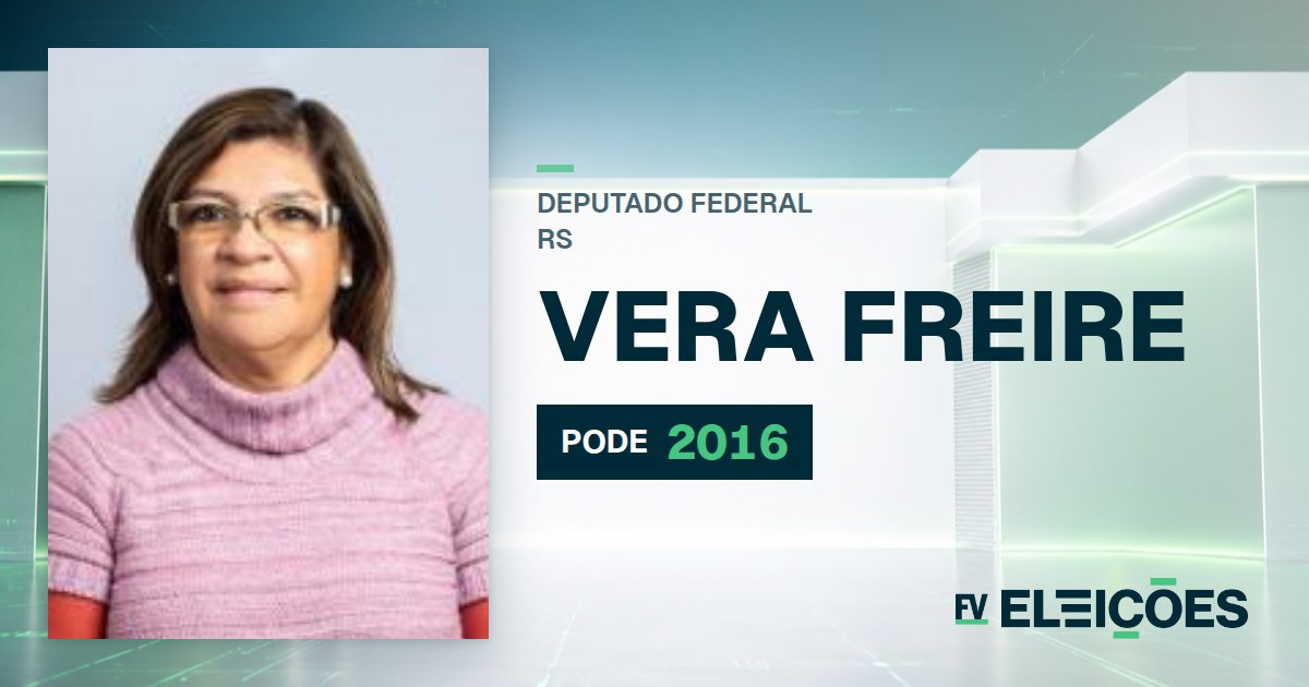 Quem é Vera Freire, candidata a deputada federal do RS pelo PODE