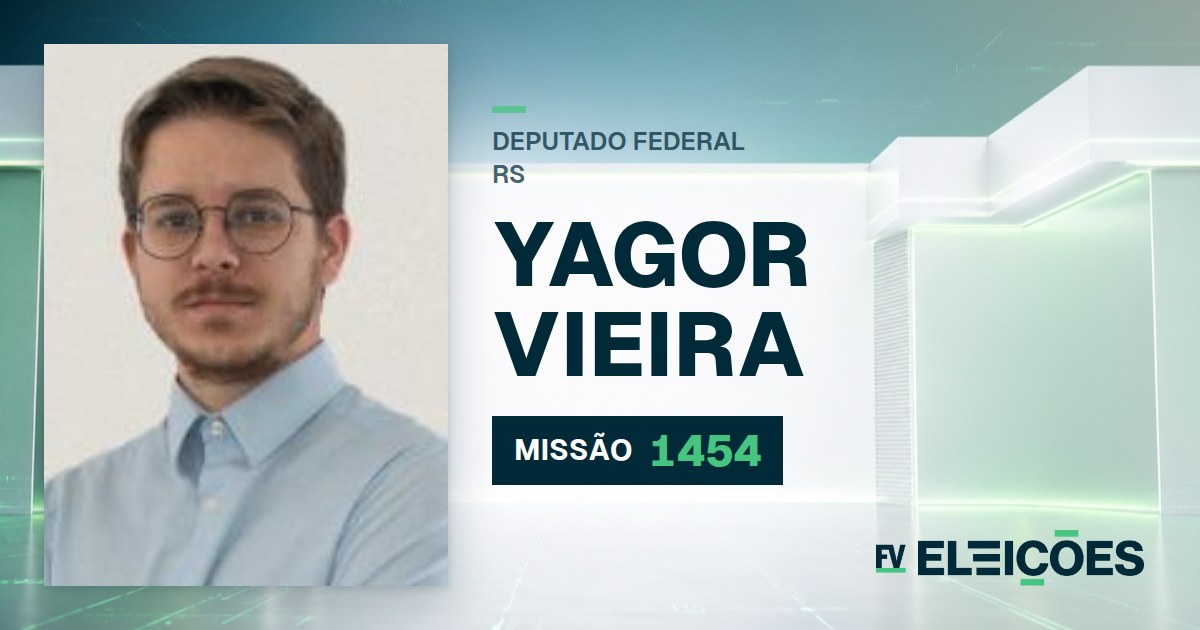 Quem é Yagor Vieira, candidato a deputado federal do RS pelo MISSÃO