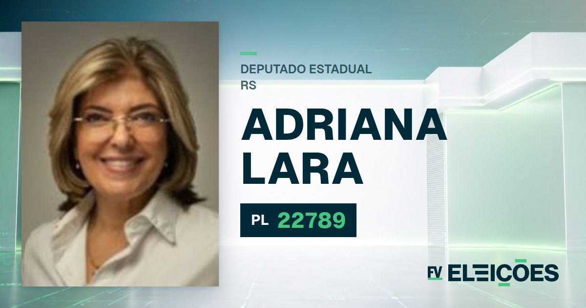 Quem é Adriana Lara, candidata a deputada estadual do RS pelo PL