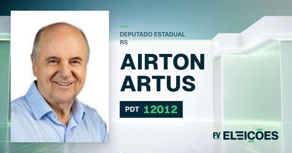 Quem é Airton Artus, candidato a deputado estadual do RS pelo PDT