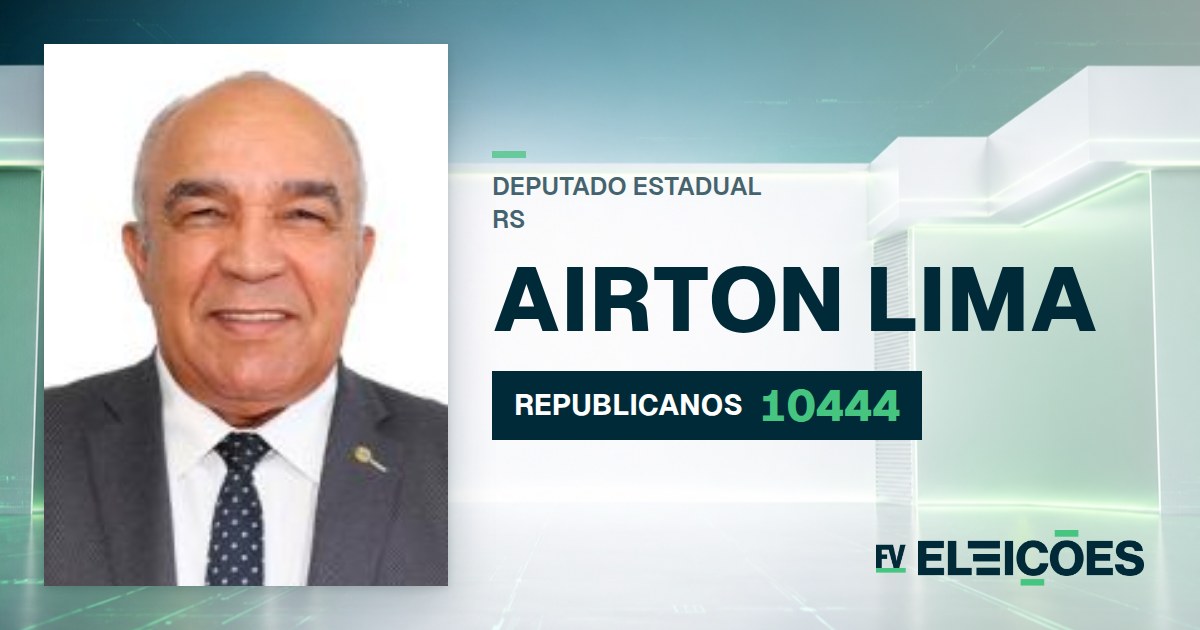 Quem é Airton Lima, candidato a deputado estadual do RS pelo REPUBLICANOS