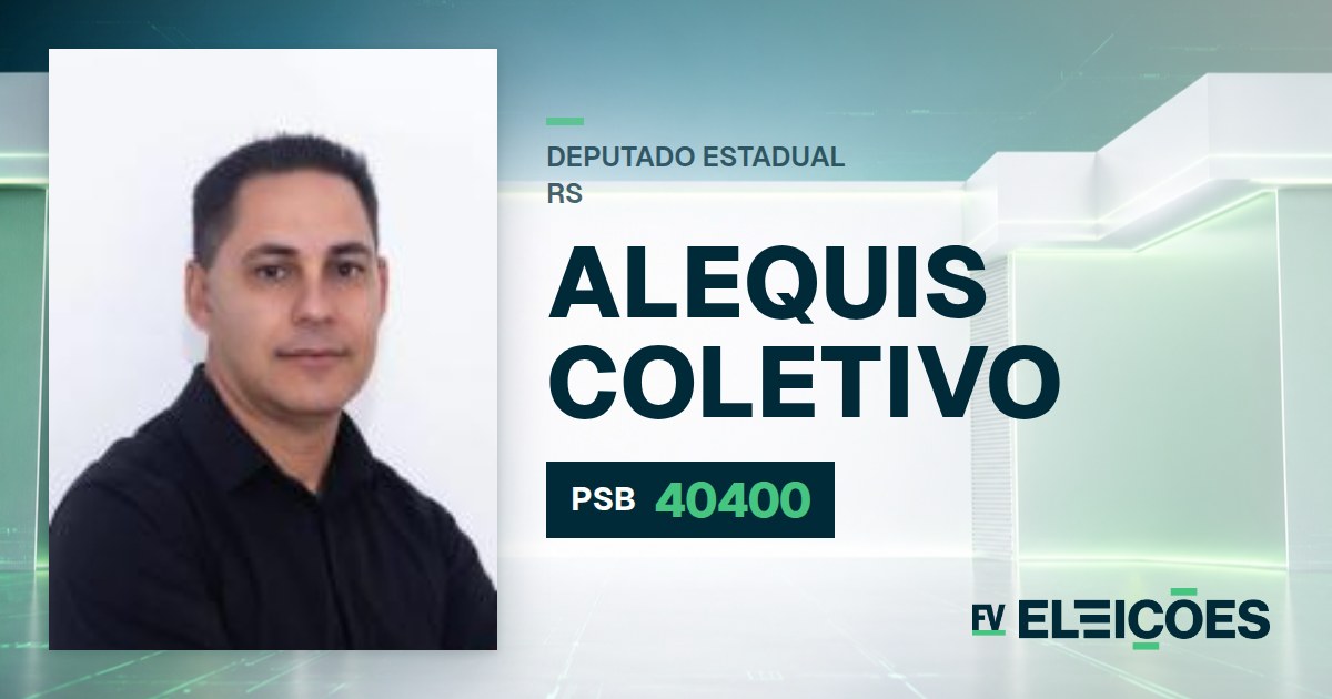 Quem é Alequis Coletivo, candidato a deputado estadual do RS pelo PSB
