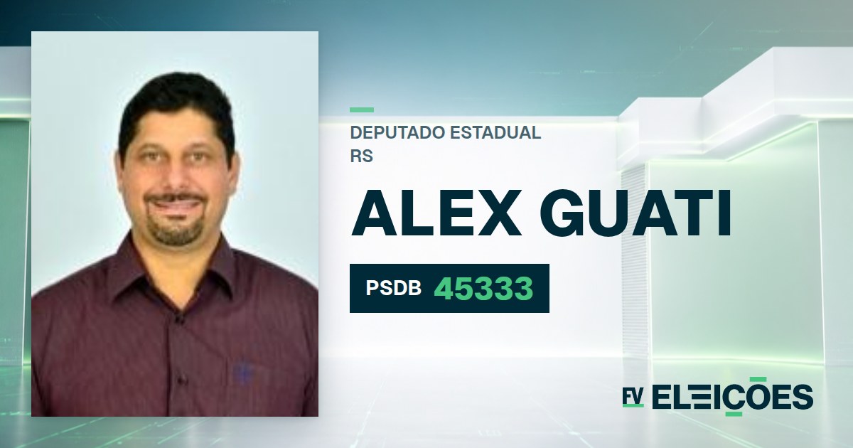 Quem é Alex Guati, candidato a deputado estadual do RS pelo PSDB