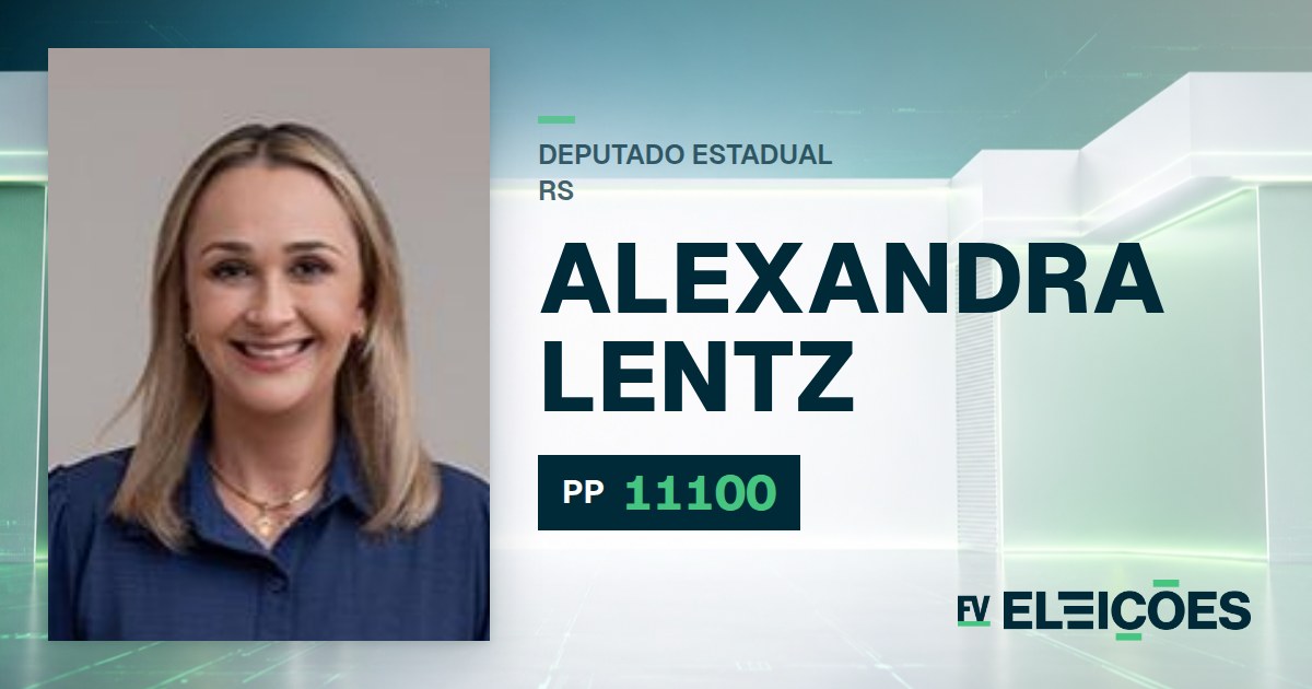 Quem é Alexandra Lentz, candidata a deputada estadual do RS pelo PP