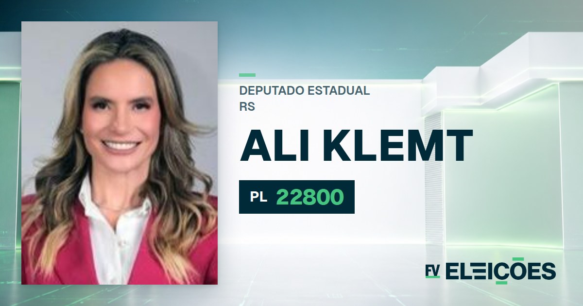 Quem é Ali Klemt, candidata a deputada estadual do RS pelo PL