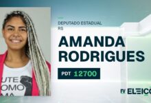 Quem é Amanda Rodrigues, candidata a deputada estadual do RS pelo PDT
